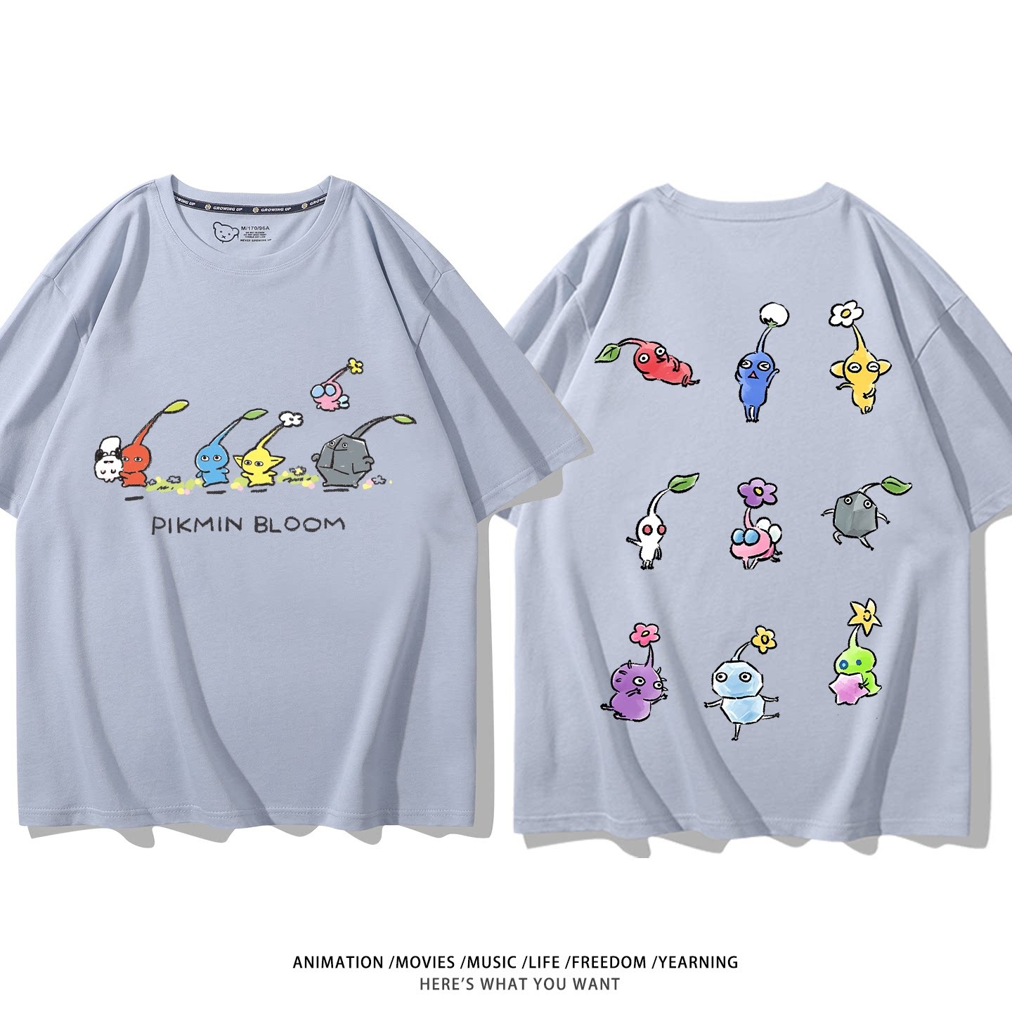 皮克敏PIKMIN4 印花短袖T恤