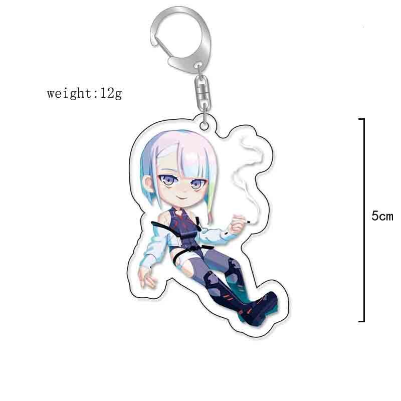 賽博朋克：邊緣行者2077大衛露西麗貝卡賽博浪客Cyberpunk鑰匙扣掛飾【單買三件起送】