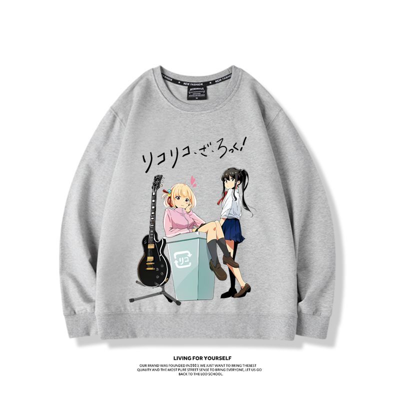 孤獨搖滾聯名莉可麗絲2023親子情侶裝 圓領長袖