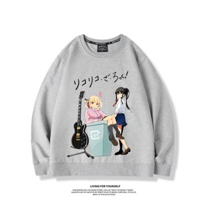 孤獨搖滾聯名莉可麗絲2023親子情侶裝 圓領長袖