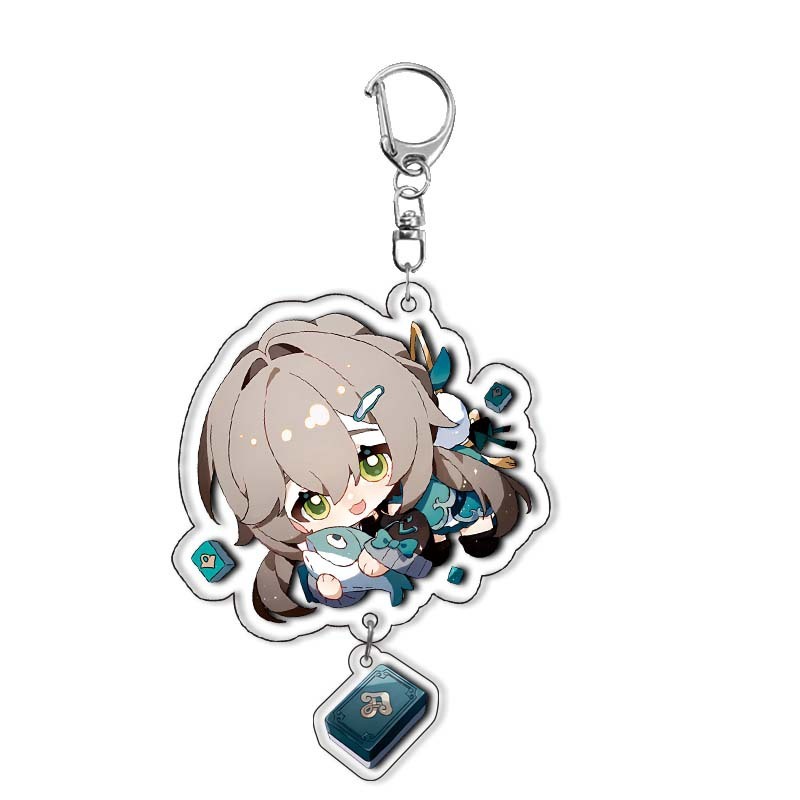 崩壞星穹鐵道愛莉希雅彥卿希露瓦景元白露姬子亞克力鑰匙扣掛飾【單買三件起送】