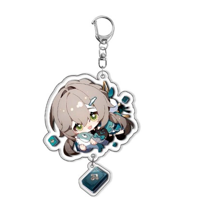 崩壞星穹鐵道愛莉希雅彥卿希露瓦景元白露姬子亞克力鑰匙扣掛飾【單買三件起送】