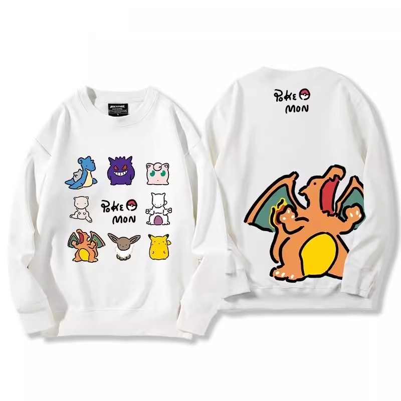 寶可夢2024親子情侶裝 圓領長袖