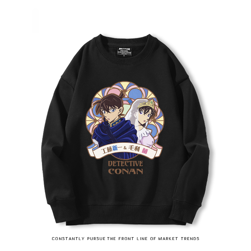 名偵探柯南 聯名2024親子情侶裝 圓領長袖