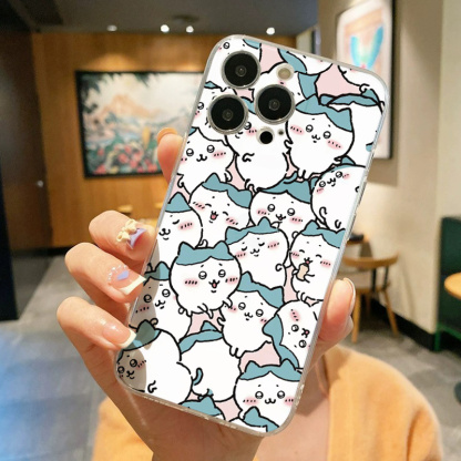 蘋果 系列chiikawa 透明防摔軟殼