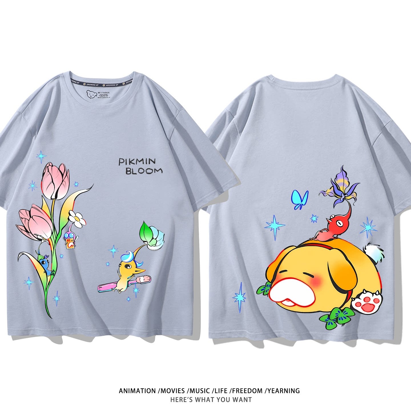 皮克敏PIKMIN4 印花短袖T恤