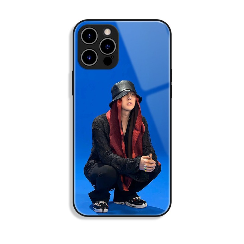 GD權志龍新款高清全包防摔玻璃殼