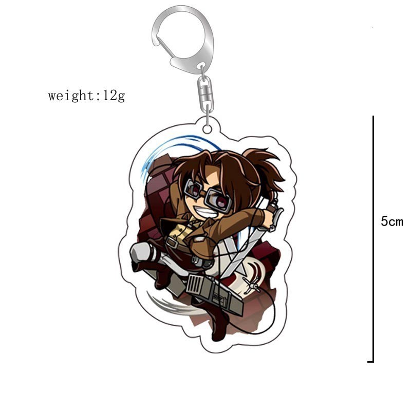 進擊的巨人調查兵團艾倫三笠阿明埃爾文利威爾韓吉萊納鑰匙扣掛飾【單買三件起送】