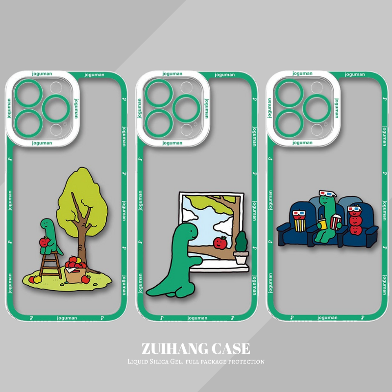 joguman小恐龍天使眼透明防摔軟殼