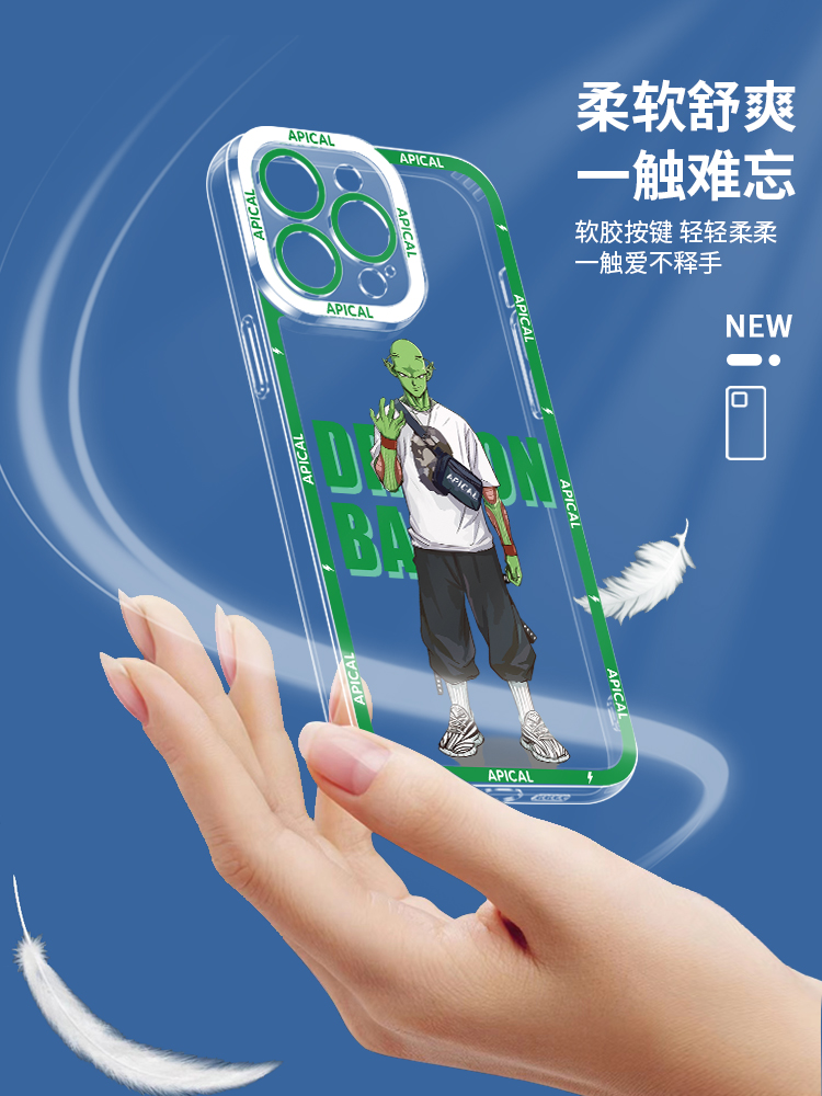 蘋果 系列潮牌龍珠天使眼透明防摔手機殼