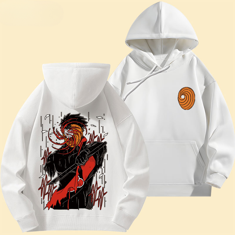 火影忍者 2024秋冬新款親子情侶裝薄絨款連帽衛衣