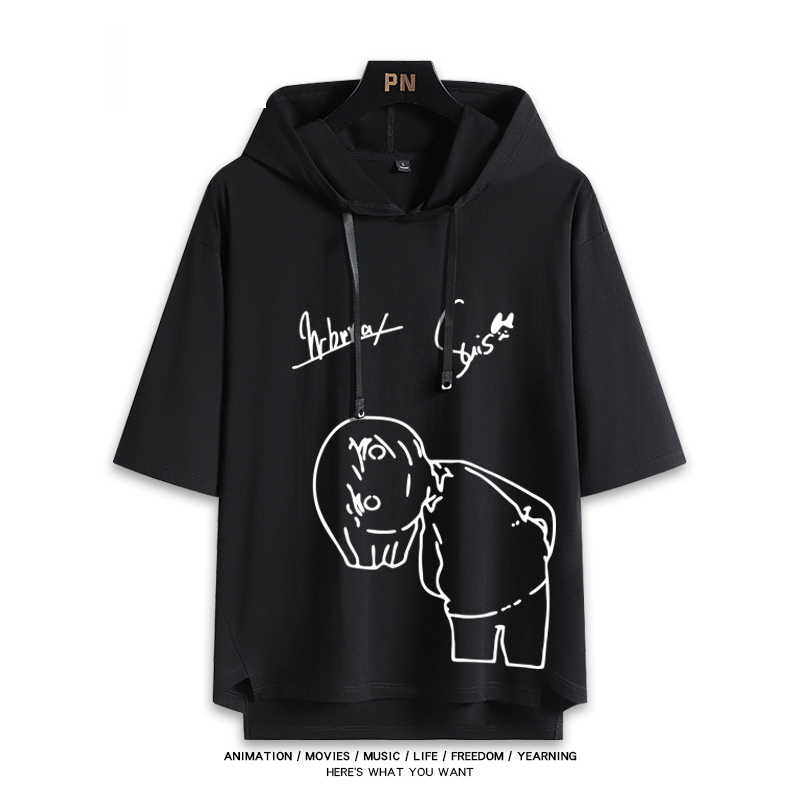 夜鹿yorushika 連帽短袖T恤