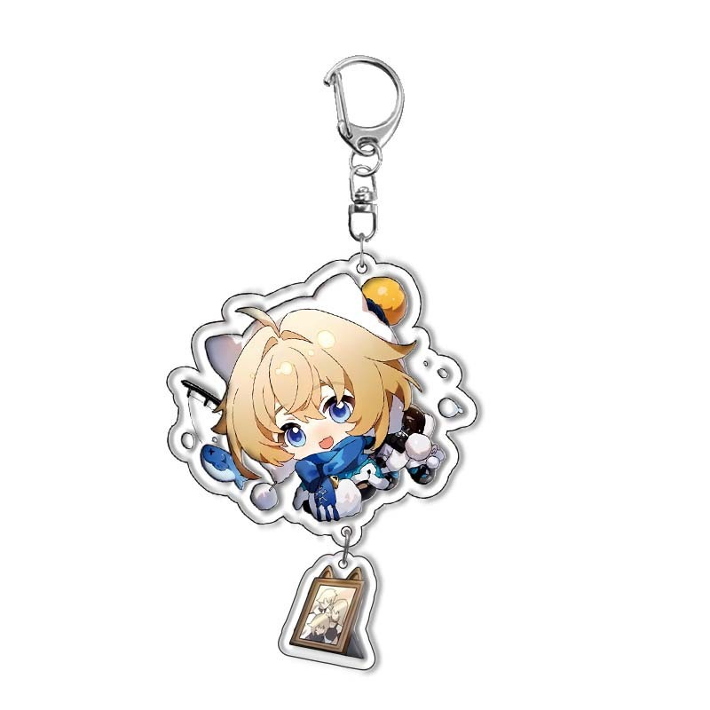 崩壞星穹鐵道愛莉希雅彥卿希露瓦景元白露姬子亞克力鑰匙扣掛飾【單買三件起送】