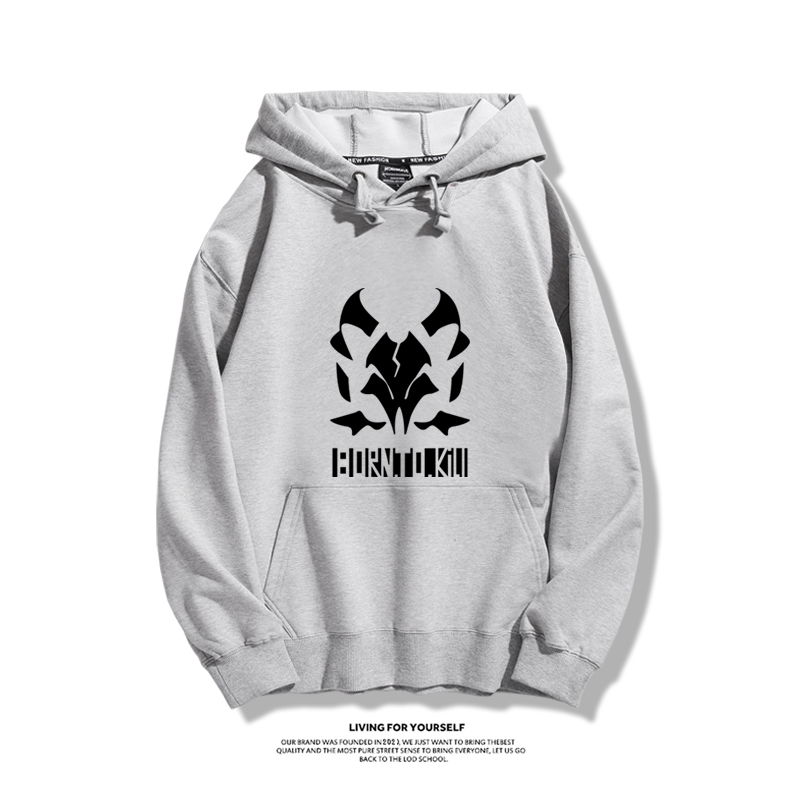 蔚藍檔案聯名衛衣2023秋冬新款親子情侶裝薄絨款連帽衛衣