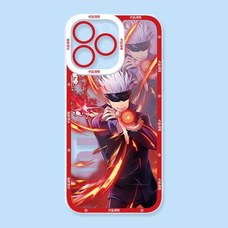 蘋果 系列咒術迴戰天使眼透明防摔軟殼