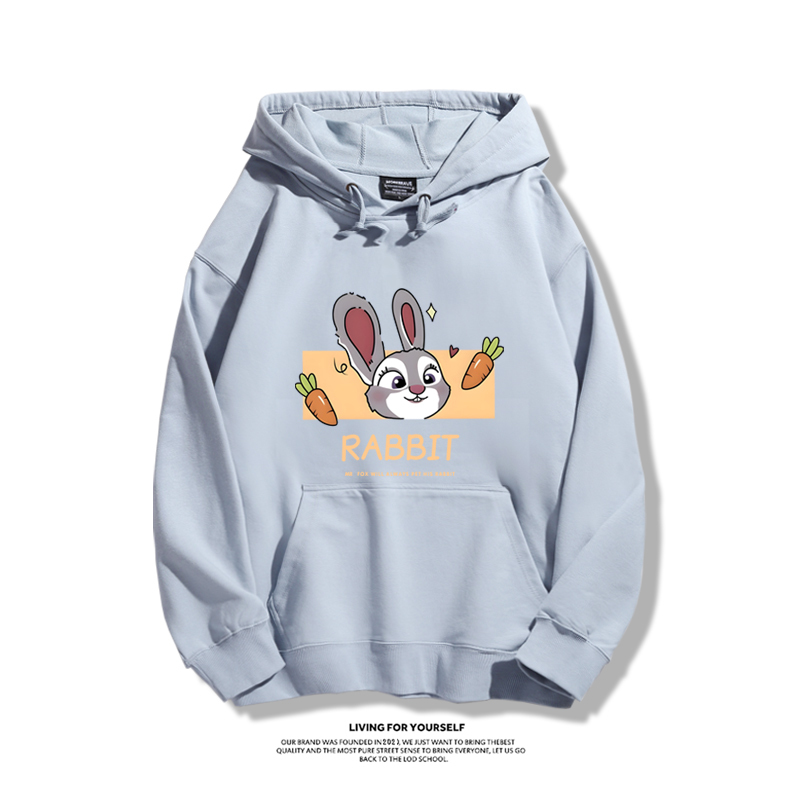 瘋狂動物城聯名衛衣2025秋冬新款親子情侶裝連帽衛衣