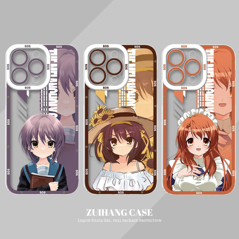 涼宮春日的憂鬱天使眼透明防摔軟殼