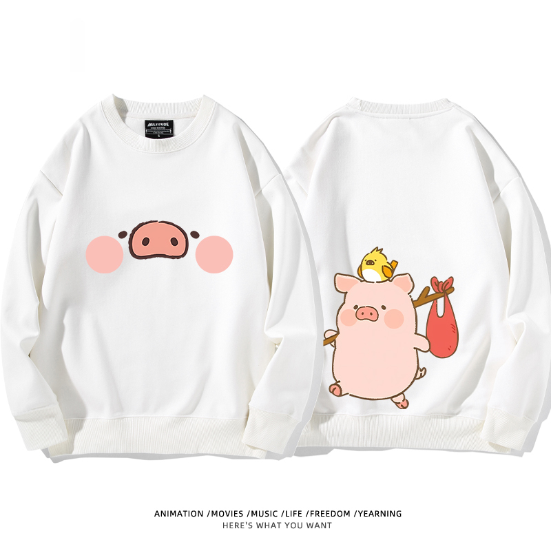 LuLu豬 聯名2024親子情侶裝 圓領長袖