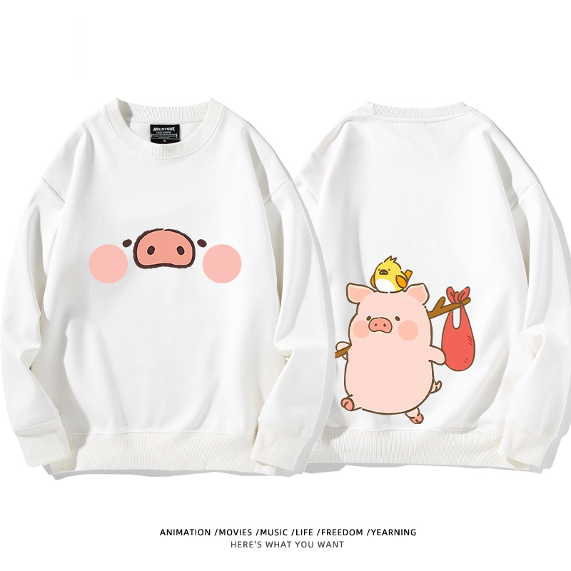 LuLu豬 聯名2024親子情侶裝 圓領長袖