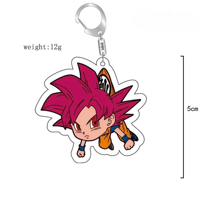 七龍珠孫悟空悟飯超級賽亞人魔笛貝吉塔18號比魯斯亞克力鑰匙扣 掛飾【單買三件起送】