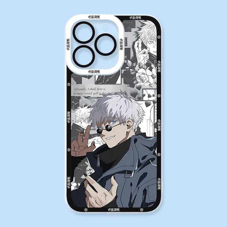 蘋果 系列咒術迴戰天使眼透明防摔軟殼