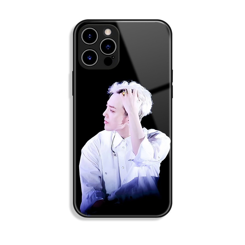 GD權志龍新款高清全包防摔玻璃殼