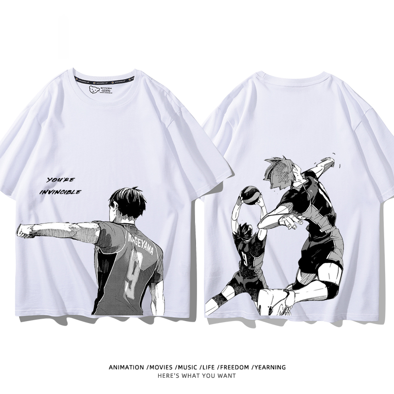 排球少年 2024親子情侶男女同款 純棉T恤