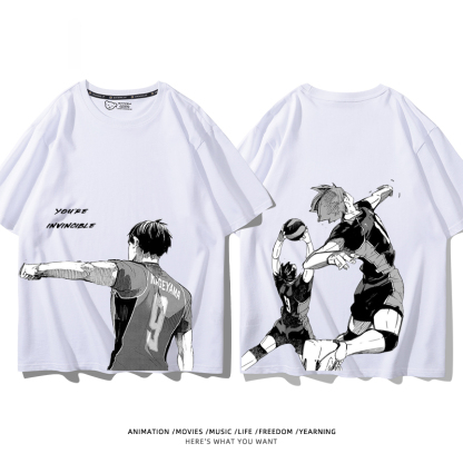 排球少年 2024親子情侶男女同款 純棉T恤