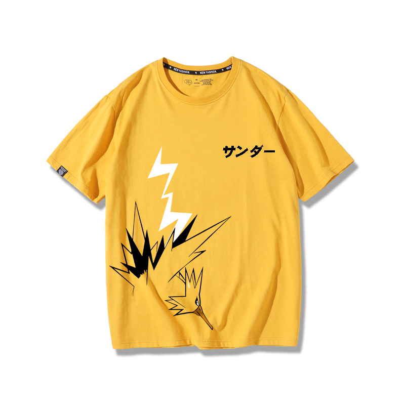 寶可夢 2024親子情侶男女同款 純棉T恤