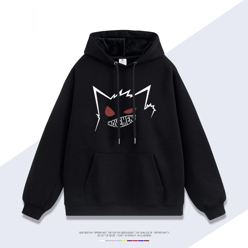 寶可夢 2025秋冬新款親子情侶裝連帽衛衣