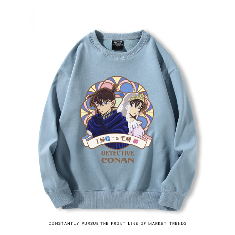 名偵探柯南 聯名2024親子情侶裝 圓領長袖