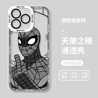 蜘蛛俠 透明防摔軟殼