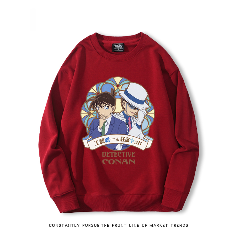 名偵探柯南 聯名2024親子情侶裝 圓領長袖