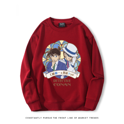 名偵探柯南 聯名2024親子情侶裝 圓領長袖