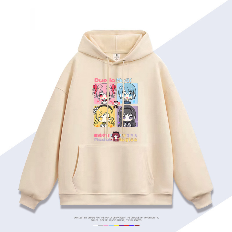 魔法少女小圓新款 親子情侶男女連帽衛衣