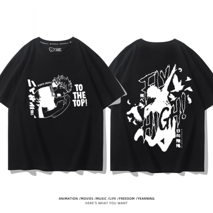 排球少年 2024親子情侶男女同款 純棉T恤