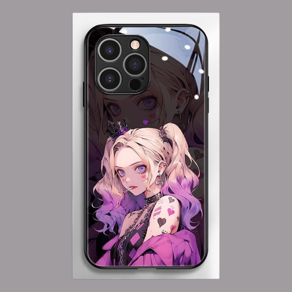 小丑女新款高清全包防摔玻璃殼