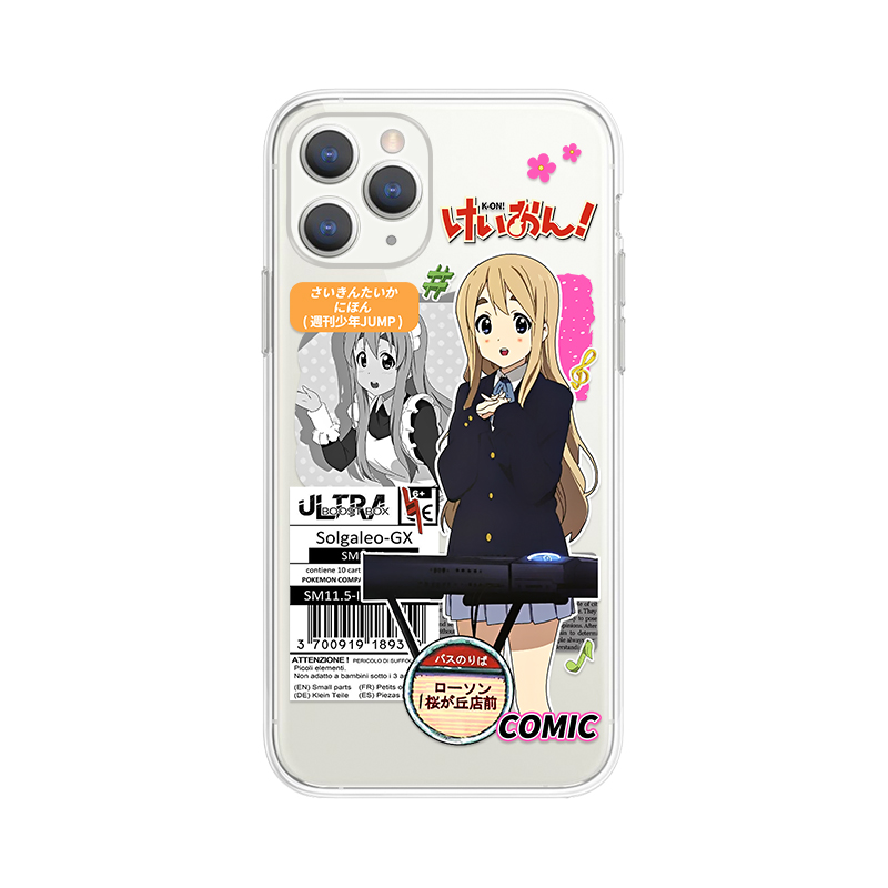 蘋果 系列輕音少女 天使眼透明防摔軟殼