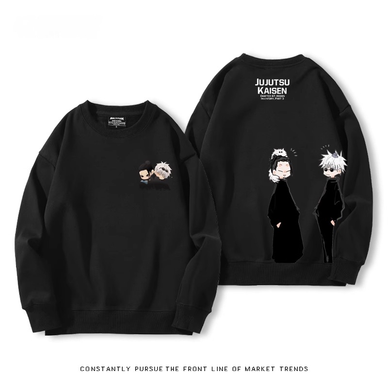 【預售2.25號發貨】鏈鋸人聯名衛衣2024秋冬新款親子情侶裝薄絨款連帽衛衣