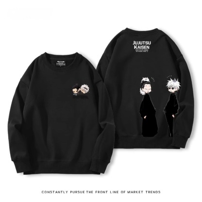 【預售2.25號發貨】鏈鋸人聯名衛衣2024秋冬新款親子情侶裝薄絨款連帽衛衣