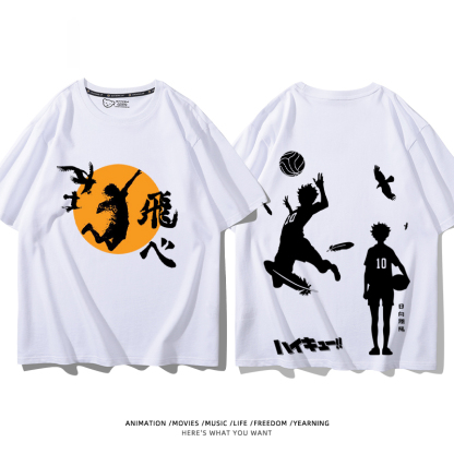 排球少年 2024親子情侶男女同款 純棉T恤