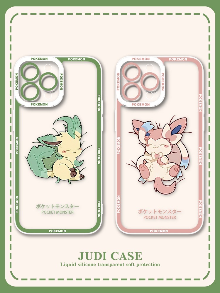 蘋果 系列寶可夢天使眼透明防摔軟殼