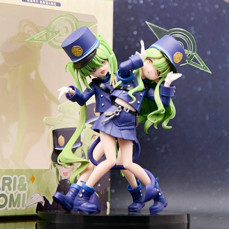 學院雙子 橘希望&橘光之探頭美少女雕像