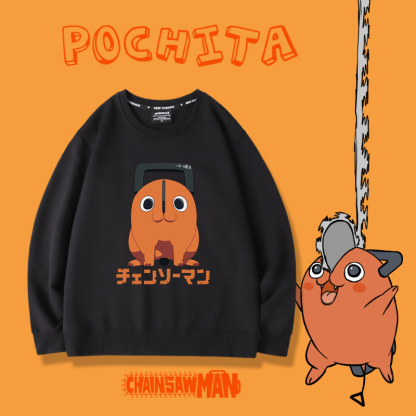 鏈鋸人波奇塔2023親子情侶裝 圓領長袖