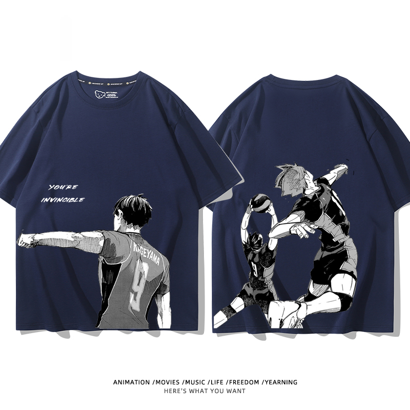 排球少年 2024親子情侶男女同款 純棉T恤