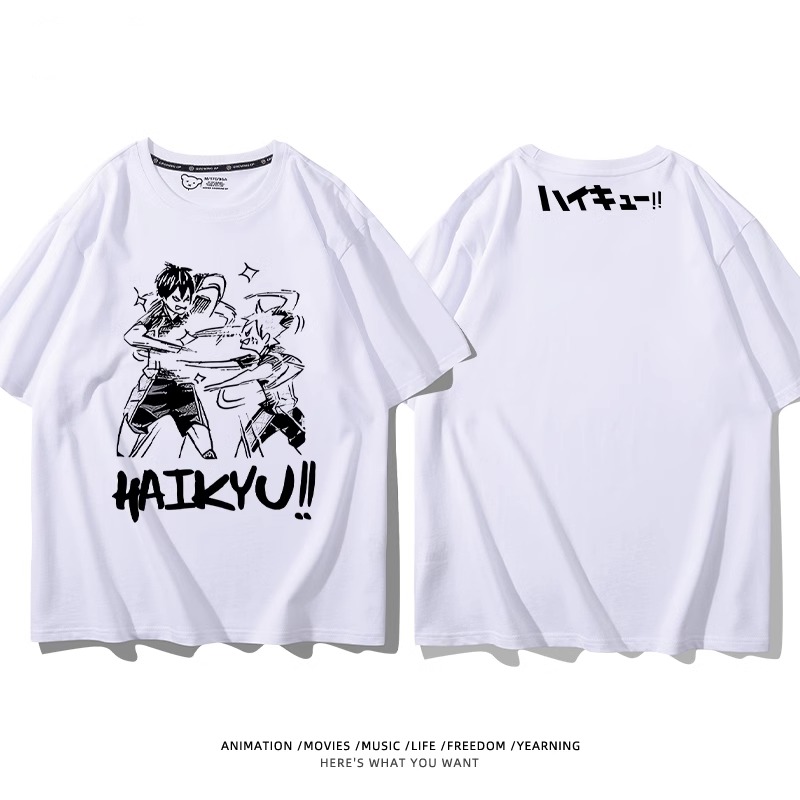 排球少年 2024親子情侶男女同款 純棉T恤