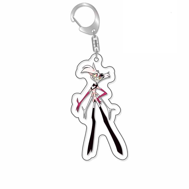 地獄客棧亞克力鑰匙扣 掛件 Hazbin Hotel動漫周邊掛飾【單買三件起送】
