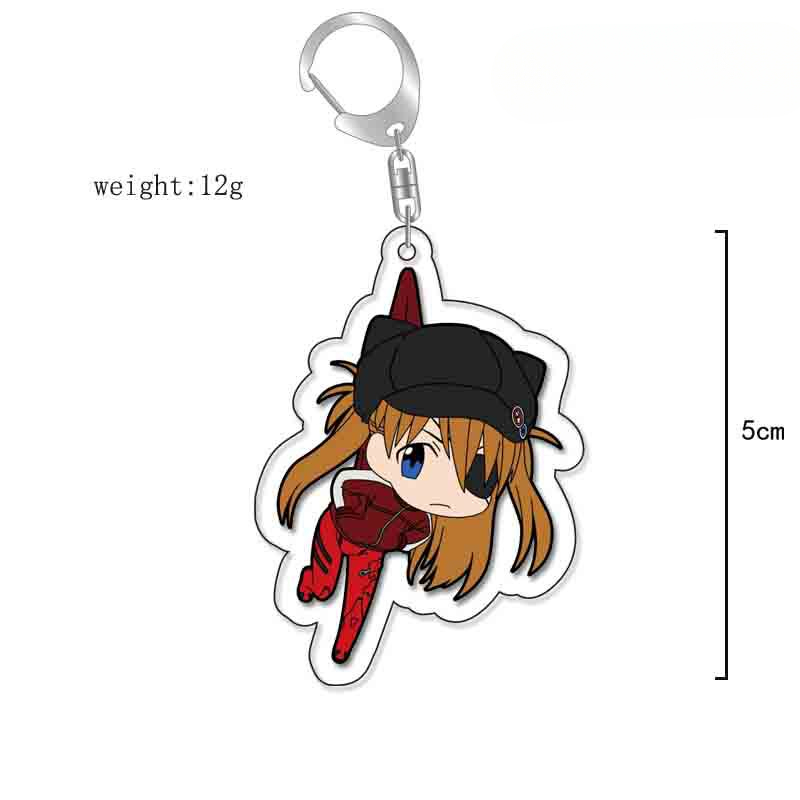 福音EVA綾波麗立牌動漫周邊亞克力鑰匙扣明日香真希波碇真嗣渚薰掛飾【單買三件起送】