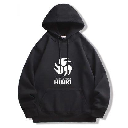 假面騎士 衛衣2024秋冬新款親子情侶裝薄絨款連帽衛衣