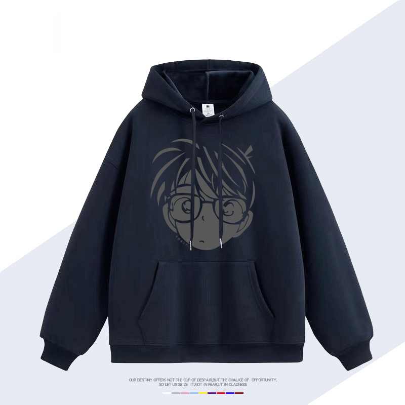 名偵探柯南 聯名衛衣2025秋冬新款 親子情侶裝連帽衛衣